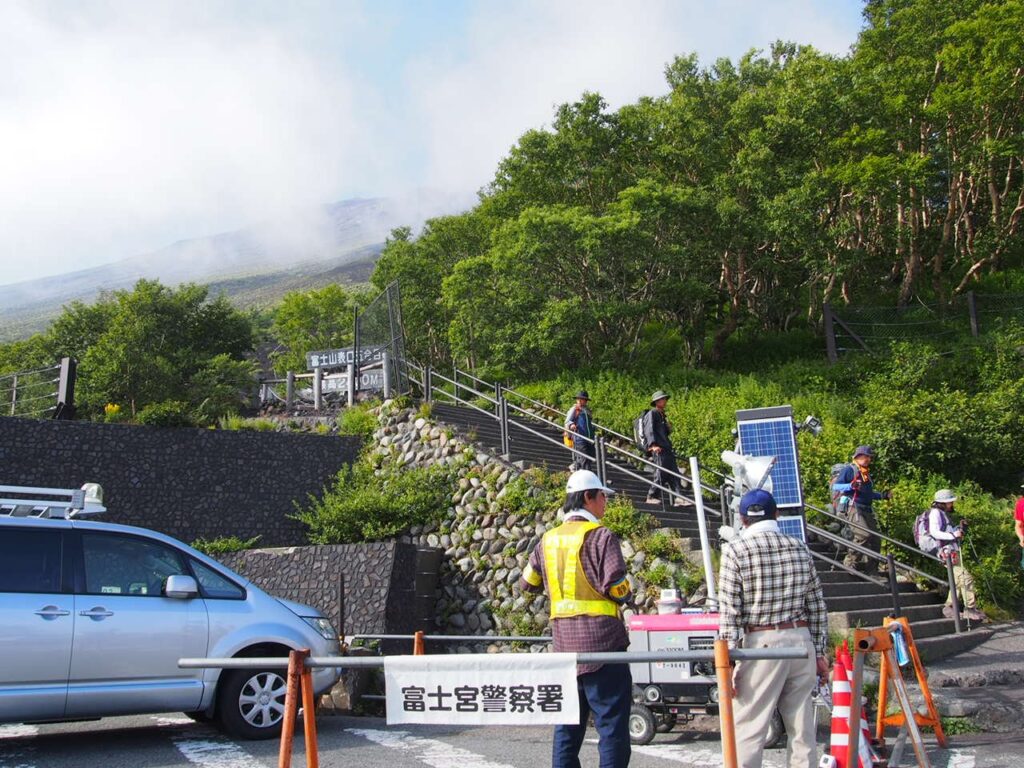 富士宮ルートの玄関口